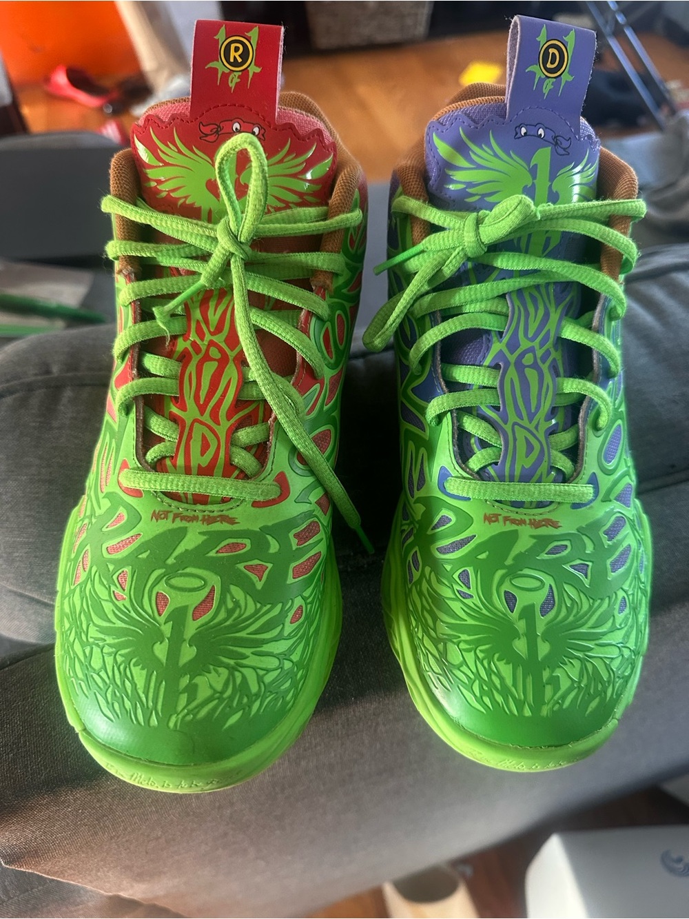Puma MELO + TMNT basketball shoes - kids